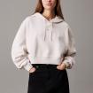 Felpa Calvin Klein Jeans con cappuccio in spugna di cotone boxy da donna rif. J20J224746