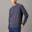Maglione Calvin Klein Jeans felpa in spugna di cotone con badge da uomo rif. J30J327115