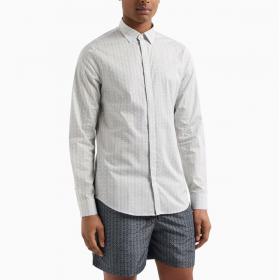 Camicia Armani Exchange Slim Fit In Cotone Stretch da uomo rif. XM000625 AF13184
