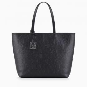 Borsa Armani Exchange Shopper Con Stampa All-Over da donna rif. 942650 CC793