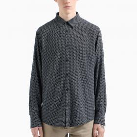 Camicia Armani Exchange Regular Fit In Cotone da uomo rif. XM000668 AF10253
