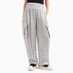 Pantaloni Armani Exchange Cargo In Tessuto Satinato Glitterato da donna rif. XW000139 AF10839