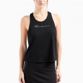 Canotta T-shirt Emporio Armani EA7 Dynamic Athlete in tessuto tecnico Natural VENTUS7 da donna rif. 7W000273 AF12945