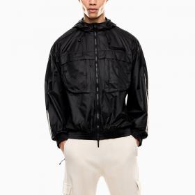 Giubbotto Giacca Emporio Armani EA7 con zip e cappuccio in nylon da uomo rif. 7M000330 AF13149