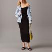 Abito Vestito Calvin Klein Jeans Senza Spalline in Cotone a Costine da donna rif. J20J225263