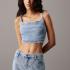 Canotta Top Calvin Klein Jeans Brassiere in Denim da donna rif. J20J225515