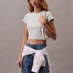 T-shirt Calvin Klein Jeans con monogramma da donna rif. LV047AB802