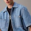 Camicia Calvin Klein Leans A Manica Corta In Jeans da uomo rif. J30J327512
