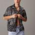Camicia Calvin Klein Da Spiaggia Con Stampa All-Over da uomo rif. KM0KM01155