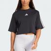 T-shirt Adidas Essentials 3-Stripes da donna rif. JD4998
