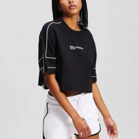 T-shirt Karl Lagerfeld Con Dettaglio Di Bordatura donna rif. A2W17028
