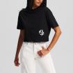 T-shirt Karl Lagerfeld Cropped Monogram donna rif. A2W17076