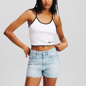 Canotta Top Karl Lagerfeld Con Spalline e Dettaglio Bordatura donna rif. A2W17026