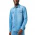 Camicia Wrangler Western in denim con logo da uomo rif. 112362744