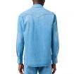 Camicia Wrangler Western in denim con logo da uomo rif. 112362744