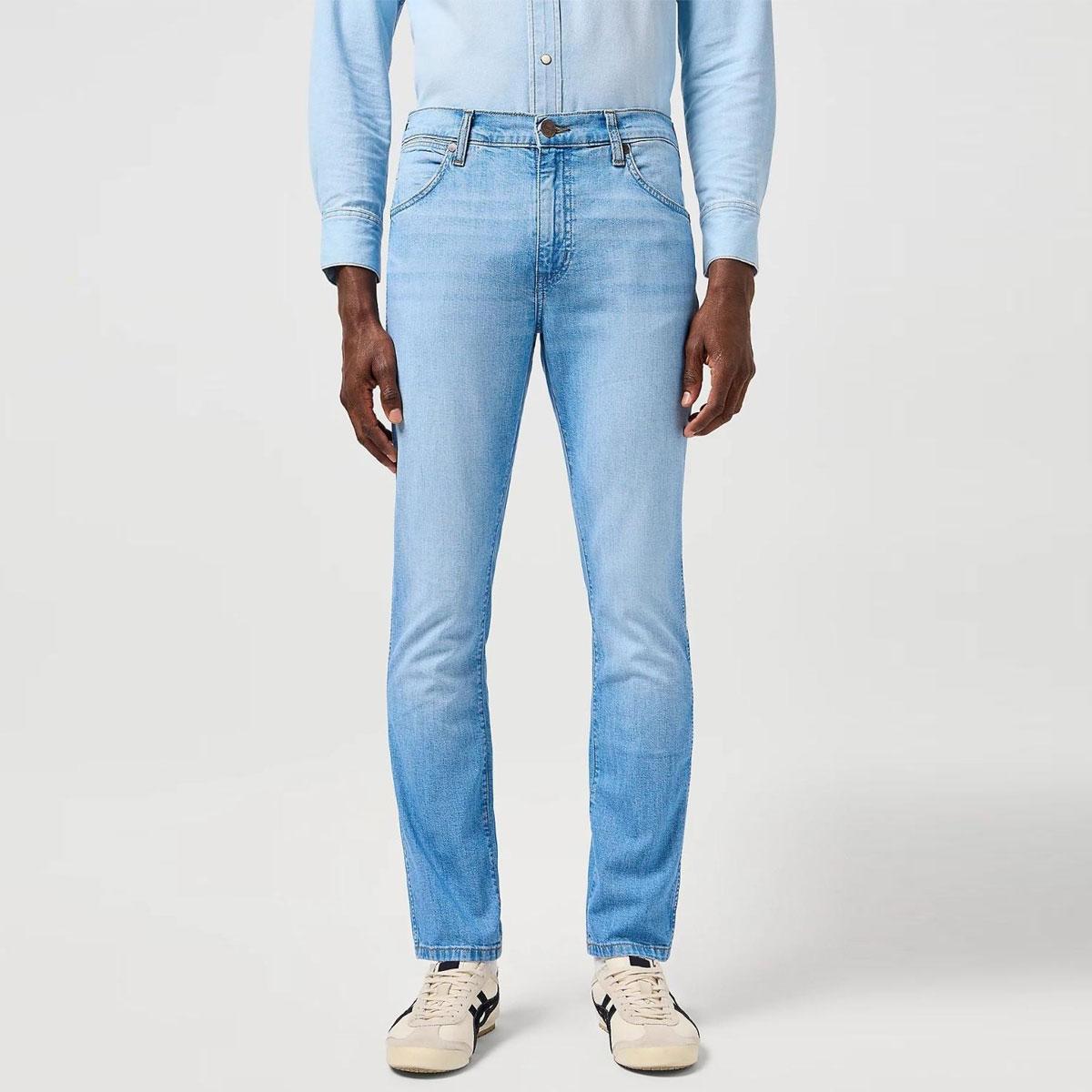 Wrangler Original Fit Jeans Uomo - Denim Pesante Nero Cioccolato