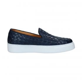 Sneakers Mocassino Pelle Intrecciata Cuoio da uomo rif. 523 INTRECCIATO