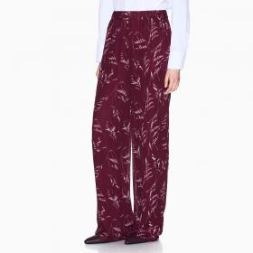 Pantaloni Armani Exchange Con Pinces In Chiffon Foliage da donna rif. XW001337 AF12051