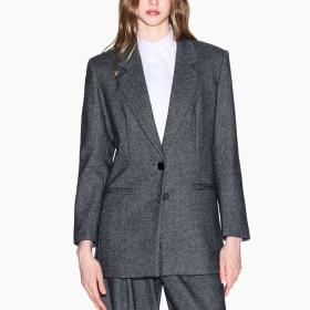 Giacca Blazer Armani Exchange Doppiopetto Tessuto Spigato da donna rif. XW000693 AF16146