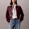 Giacca Giubbotto Calvin Klein Jeans Bomber corta in Similpelle da donna rif. LV047C518G