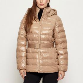 Piumino Giubbotto Calvin Klein Lungo Con Cintura Logata da donna rif. LV044D542G