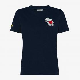 T-shirt Sun68 girocollo Peanuts da uomo rif. T45130