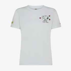 T-shirt Sun68 girocollo Peanuts da uomo rif. T45130