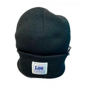 Berretto Lee Workwear Beanie in maglia nera Unisex rif. 112372692