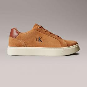 Scarpe Sneakers Calvin Klein Jeans in pelle scamosciata con suola flessibile da uomo rif. YM0YM01434