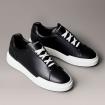 Scarpe Sneakers Calvin Klein Jeans in pelle con lacci e occhielli nascosti da uomo rif. HM0HM01982