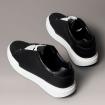 Scarpe Sneakers Calvin Klein Jeans in pelle con lacci e occhielli nascosti da uomo rif. HM0HM01982