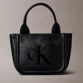 Borsa Calvin Klein tote piccola con logo monogramma stampato da donna rif. LV04F3219G