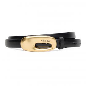 Cintura Calvin Klein Elongated Chucnhy Buckle 15Mm da donna rif. LV04F7022G