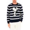 Maglia Sun68 Peanuts in lana e cashmere a righe da uomo rif. K45183