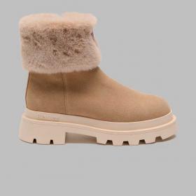 Scarpe Stivaletti Blauer in suede con risvolto pelliccia da donna rif. F5KIMMEL10/SUE