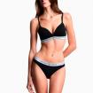 Brasiliana Emporio Armani cotone organico con banda logata confezione da 2 da donna rif. EW000406 AF10881