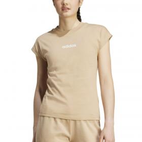 T-shirt Adidas Essentials 3 Linear da donna rif. JY4889