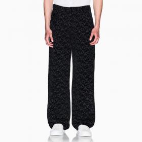 Pantaloni Armani Exchange Jeans Baggy Con Logo Allover da Uomo rif. XM000076 AF18821