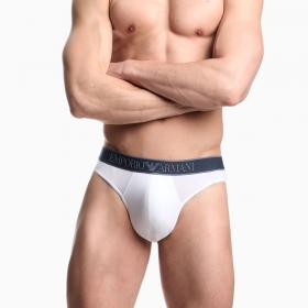 Slip Emporio Armani Ea7 In Jersey Organico Shiny Logoband Asv da uomo rif. EM000239 AF14977
