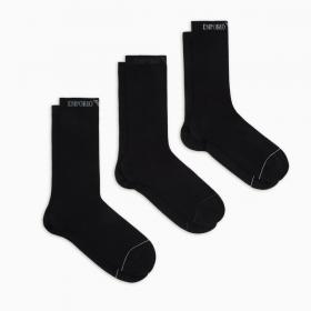 Calzini Emporio Armani Pack 3 Calze Extended Logo Uomo rif. EM000554 AF12276