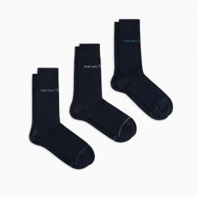 Calzini Emporio Armani Pack 3 Calze Extended Logo Uomo rif. EM000554 AF12276
