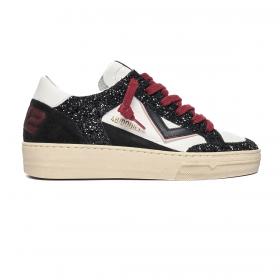 Scarpe Snekers 4B12 Con Glitter in pelle da Donna rif. KYLE-D114