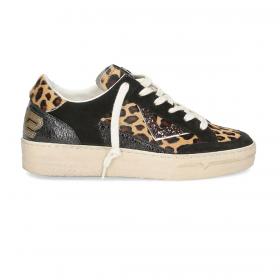 Scarpe Snekers 4B12 Con Glitter in pelle da Donna rif. KYLE-D118