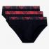 Slip Emporio Armani Ea7 3Pack Logo Bold Monogram da uomo rif. EM000258 AF10779