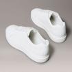 Scarpe Sneakers Calvin Klein in pelle con emblem logo da donna rif. YW0YW02006