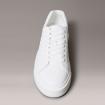 Scarpe Sneakers Calvin Klein in pelle con emblem logo da donna rif. YW0YW02006