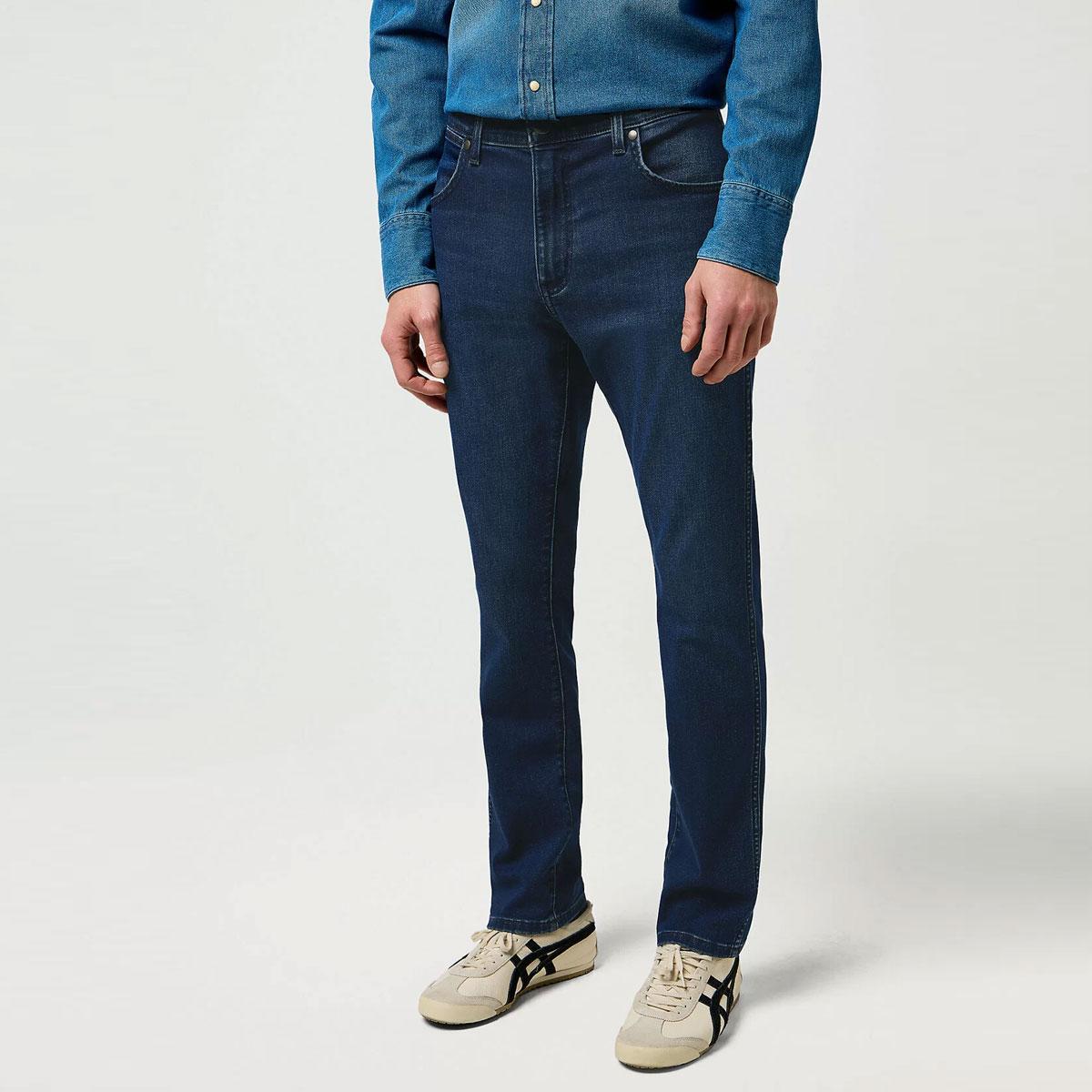 Pantaloni Jeans Wrangler In Denim da uomo rif. 112372421