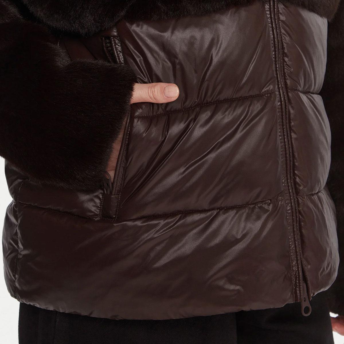 Giubbotto Giacca Blauer Nylon Con Pelliccia Eco Fanevil da donna rif. 25WBLDC02178-006646