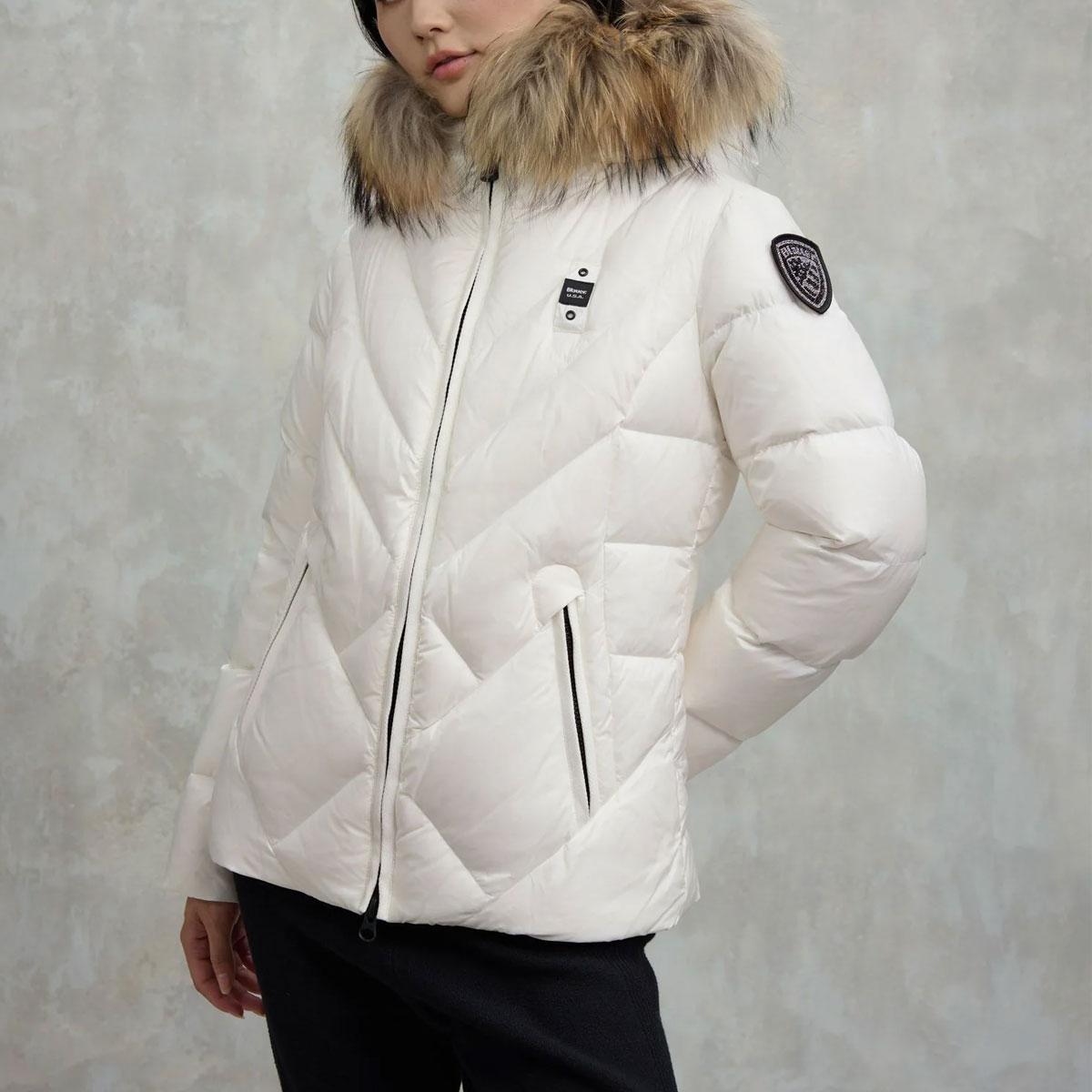 Piumino Giubbotto Giacca Blauer A Linee Geometriche Alicia da donna rif. 25WBLDC03097-006047