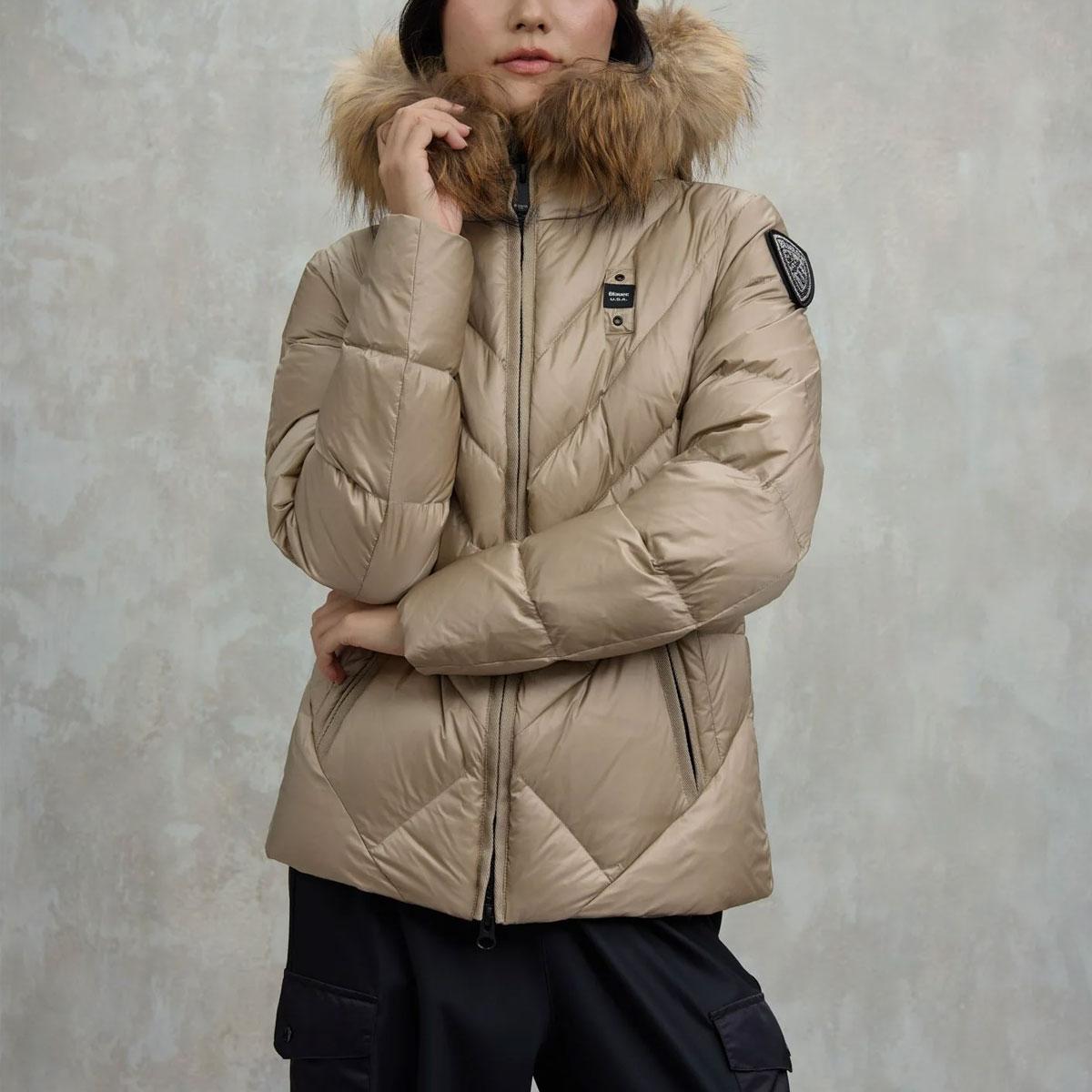 Piumino Giubbotto Giacca Blauer A Linee Geometriche Alicia da donna rif. 25WBLDC03097-006047